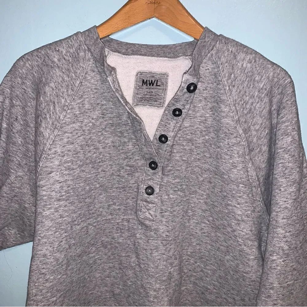 MWL MADEWELL 3/4 Button Pullover Small - Picture 3 of 4